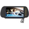 Wendry Display LCD per Auto,Interfaccia Video Av1 AV2,Protezione da cortocircuito per Auto da 7 Pollici Specchio retrovisore Monitor LCD con oscuramento Automatico Telecamera Posteriore