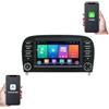 Dynavsal Autoradio Android con navigazione GPS, WiFi, Phone Mirrorlink, radio FM-RDS, Carplay, Stereo Audio Auto Radio Ricambio per Mercedes-Benz SL R129 R230 SL55AMG SL63AMG SL65AMG SL280 SL300 SL350 SL500