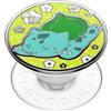 PopSockets: PopGrip - Supporto e Impugnatura per Telefoni Cellulari e Tablet con un Top Intercambiabile - Pokémon - Bulbasaur Nap Enamel