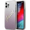 Guess GUHCP12MPCUGLSPI - Custodia per iPhone 12/12 PRO, Colore: Rosa