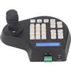 Odorkle Controller Tastiera PTZ Analogica Tastiera di Controllo PTZ 2D Tastiera di Controllo con Testa a Sfera Coassiale Analogica PTZ (Spina UE 100‑240 V)
