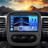 Bakermiche Android 13 Autoradio per Fiat Talento Renault Trafic Nissan NV300 2G+32G Autoradio con CarPlay e Android Auto 9 Pollici Touchscreen GPS Navi FM/RDS Radio con Retrocamera WIFI Hifi SWC AHD Retrocamera