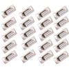 Oiyagai 20pz Connettori Adattatore DB9 Femmina 9Pin Accessori per PC Tipo a Saldare, Bianco