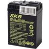 ALPHA ELETTRONICA BATTERIA AL PIOMBO RICARICABILE 6V4,5A TERMINALI A CONTATTO SKB