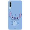 LA CASA DE LAS CARCASAS Custodia per Huawei P Smart Pro - Honor 9X Pro Ufficiale di Lilo & Stitch Stitch Blu per proteggere il tuo cellulare Cover per Huawei in silicone flessibile con licenza ufficiale Disney.