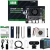 Yahboom Jetson Orin NX 8GB SUPER Kit di Sviluppo Con SSD 256GB, 117TOP, Custodia, Raffreddamento RGB, Microfono USB, Fotocamera, Elettronica Intelligente Ubuntu20.04 (Mini PC)