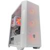 Golook PC Gaming Tokyo 3.2 Bianco - Ryzen 5 5600X / 16GB RAM / 1TB NVME M.2 / RTX 5060 8GB / B550M / 2 Ventole Raffreddamento - Computer Fisso