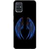 Mixroom - Cover Custodia Back case In TPU Silicone Morbido Per Oppo A74 4G Fantasia Ali blu N782