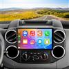 Loddery 4+64G 2 Din Android 13 Autoradio Stereo per Citroen Berlingo 2 2008-2019 Peugeot Partner con Carplay Android Auto, 10,1 pollici Touch Screen Radio Lettore Multimediale con navi GPS DAB+ FM SWC