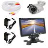 non specificabile PREASSEMBLATO Kit videosorveglianza monitor LCD 7 telecamera (Nuovo modello anno 2025) impermeabile da esterno o interno, cavo da 30 metri. Spedito già montato, pronto all'uso