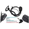 Proxel PJD-1307C Micro-Auricolare con CONNETTORE 2,5mm E Supporto, Cavo SPIRALATO per Midland/Alan/BRONDI/INTEK