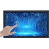VSDISPLAY Monitor industriale TFT LCD da 18,5 pollici 1920x1080, Touch Screen, HD VGA DVI porta video,scocca in metallo con staffa