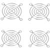 Treer 4-Pack Griglie di Raffreddamento delle ventole, Fatte di Acciaio Inossidabile 304, Griglie protettive per Le ventole del Caso ventole della CPU convertitore di frequenza Inverter (60mm)