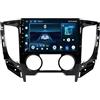 WOMGKDA Autoradio Android 13 per Mitsubishi L200 5 2015 2016 2017 2018 2019 In-Cell 9 pollici touch scree autoradio con FM RDS 2 DIN radio GPS WIFI SWC telecamera posteriore BT USB Wireless Carplay (2+32G)