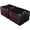 T6 Power Batteria per Eaton 5PX 2200i RT2U, VRLA, 12 V