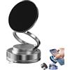Generico 360° Adjustable Vacuum Magnetic Phone Holder, Magnetic Phone Holder for Car, Super Strong Suction, Universal Mobile Stand for All Smartphones (Black)