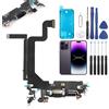 YHXMARSCAN YHX-US Porta di ricarica di ricambio per iPhone 14 Pro Max USB Dock Connector Flex Cable Microfono Ricambio per iPhone 14 Pro Max A2894 A2651 A2893 A2895 con strumenti di riparazione