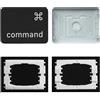 CTBDZ Tappo chiave individuale con cerniera di ricambio per MacBook Pro 13 15 modello A1706 A1707 A1708 2016-2017 anno (tasto comando sinistro)