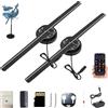 HItianya My Holo Screen, 3D Hologram Fan Projector, Holoscreen Fan, 16.5-inch 3D Myholoscreen with WiFi ＆ App control, DIY Content, 224 High-brightness LED, for Trade Shows, Parties, Events (2Set)