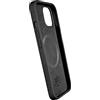 Puro Cover ICON MAG in silicone liquido compatibile con iPhone 12 e 12 Pro; colore nero; con magneti integrati compatibili con tecnologia MagSafe; soft touch; interno in microfibra