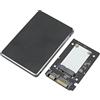 Septpenta SSD Adattatore Box, OSsidazione Sabbiato Colorazione, Copertura Superiore e Inferiore Costruzione, Lega di Alluminio Disco Calore Materiale, MSata a SATA III, 2.5in Plug and Play per Windows
