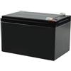 ALCAPOWER Batteria ricaricabile ermetica al piombo 12V Volt 12Ah ideale per UPS - Gruppi di continuità - Pannelli fotovoltaici - compatibile con Peg Perego