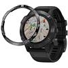 LvBu Bezel Anello per Garmin Fenix 6 Anti Scratch Metal Cover Acciaio Cover AntiGraffio Adesivo Cover Adesiva Compatibile con Garmin Fenix 6 PRO/Garmin Fenix 6 / Garmin Fenix 6 Sapphire (Nero)