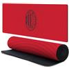 Head Case Designs Licenza Ufficiale AC Milan Rosso Logo Cresta 37.4 x 15.75 x 0.16 Inches (900 x 400 mm) - XL Tappetino per Mouse E Scrivania da Ufficio per Giochi Tastiera PC