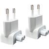 SAIHEPART Mac AC Alimentatore di rete spina Duck Head EU caricatore da parete cavo AC standard EU Duck Head compatibile con Mac Book/Mac iBook/iPhone/iPad/iPod alimentatore Brick 2 confezioni