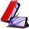 Cadorabo Custodia Libro per Xiaomi Pocophone F1 in Rosso Mela - con Vani di Carte, Funzione Stand e Chiusura Magnetica - Portafoglio Cover Case Wallet Book Etui Protezione
