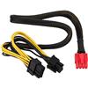 szzijia Pin del cavo di alimentazione della scheda grafica 8 di 50cm 18AWG PCI-E al cavo modulare dell'adattatore di potere della scheda grafica di Pin doppio 8
