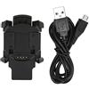 Risegun Dock di ricarica USB compatibile con Garmin Descent Mk1 GPS Smartwatch, cavo di ricarica USB caricatore di ricarica Smart Watch accessori