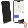 Generic Spotminders - Scheda di tracciamento 2025, sottile, ricaricabile, wireless, sottile, con GPS, impermeabile IPX5, per bagagli, borse, passaporto (1 pezzo)