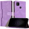 Netany Custodia Compatibile con Xiaomi Redmi 9C,custodia magnetica in pelle PU con [Slot Cart] [Supporto Stand] [Magnetica] (Viola)