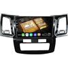 BXLIYER SXAUTO [6GB+128GB] Android 15 IPS Autoradio Per Toyota Fortuner 1 AN50 AN60 HILUX Revo Vigo (2008-2014) - Senza fili CarPlay/Android Auto - Camera + MIC - DAB Fast-boot Volante 360-CAM - 2 Din 9''