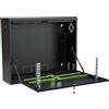 Stalflex CCTV Case Rack 19 Pollici 3U - Armadio di Rete Realizzato in Metallo per Impieghi Gravosi - Armadio Rack con Custodia Chiudibile a Chiave