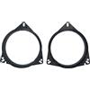 IPNOSIS Coppia Supporti Anteriori o Posteriori Per Altoparlanti Da 16,5 Cm Per Dacia, Daihatsu, Lexus, Nissan, Toyota (Vedi Modelli Compatibili) IP-SP243/B