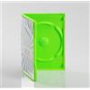 Qtecx 50 Custodie DVD Singole Verdi, Box Porta DVD 14 mm - Qtecx
