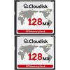 Cloudisk Piccola capacità 128MB NON GB Compact Flash CF Memory Card Prestazioni per fotocamera digitale vintage (128MB)