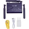Cocoarm Router Wireless 4G LTE WiFi6, 300 Mbps con Slot per Scheda SIM, 4 Antenne CPE per Viaggi Domestici, Supporta 32 Dispositivi
