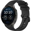 GIOPUEY Cinturini Compatibile con Garmin D2 Air X15, Morbido Silicone Cinturino [Resistente all'Usura] [Traspirante] - Black