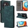 BELLA BEAR Cover ZTE Blade A75 5G, [Tecnologia di Blocco RFID] Custodia per ZTE Blade A75 5G, Custodia ZTE Blade A75 5G con [Supporto Scheda] [Funzione Kickstand]-Verde