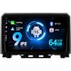 MISONDA 9 pollici IPS [2G+64G] Android 15 Autoradio con Telecamera posteriore per Suzuki Jimny JB64 2018-2021 Supporta GPS/DAB/controllo del volante/WiFi/BT/CarPlay/4G/360 Camera