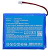CELLONIC 1x Batteria per Dispositivo Radio Compatibile con Stabo Freecomm 850, Compatibile con Albrecht Tectalk Float PMR446, Compatibile con Stabo ICP083448 - (2000mAh, 3.7V)