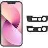 MakLuen Cover per fotocamera per telefono, webcam compatibile con iPhone 13, iPhone 13 Mini, iPhone 13 Pro, iPhone 13 Pro Max protegge privacy e sicurezza, non influisce sul riconoscimento facciale (nero)