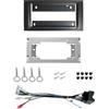 DYNAVIN Kit telaio di installazione mascherina radio solo per VW T5 Multivan prima del 2009 T5 California 2003-2014 quando si installa la radio Dynavin D9-V10W; DVN-T5APT
