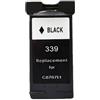 RUHJFBQL Cartuccia d'inchiostro 339 344XL for stampanti Photosmart 2575 2610 2710 8050 Deskjet 5740 5745 5940 6520 6540(1BK)