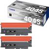 Coloran CLT-P404C CLT-404S CLT-K404S - Cartuccia toner nero compatibile con Samsung 404S CLT-K404S per C480W C480FW C430W C480 C430 C48X C43X CLT-404S serie K404S (2 nero)