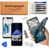 AmComponent - display di ricambio per HUAWEI P8 LITE 2017 PRA-LX1 LX3 LA1 schermo con frame nero vetro LCD touch screen | Componente di ricambio con luminosità intensa e risposta al tocco reattiva