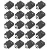 DBEIXIWEI 20Pcs 3.5mm Audio Jack Connettore PCB Montaggio Femmina Presa 5 Pin PCB Montaggio a Pannello Femmina Audio Presa per Cuffie